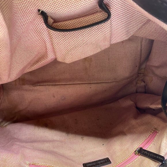 Dooney & Bourke L Tan Jacquard Fabric Shoulder Bag - Picture 11 of 13